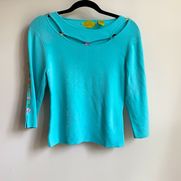 Blue Prima Bella blouse - Picture 1 of 4
